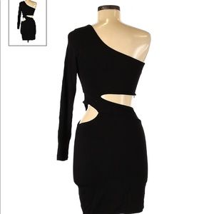 Donna Mizani black cutout dress